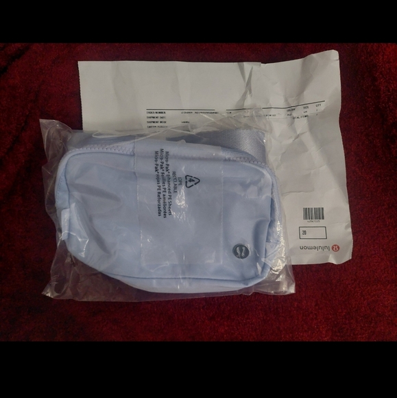 NEW LULULEMON EVERYWHERE BELT BAG 1L EBB PASTEL BLUE - Picture 7 of 12